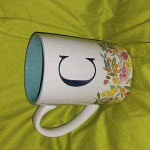 Letter C  floral mug (102423A)